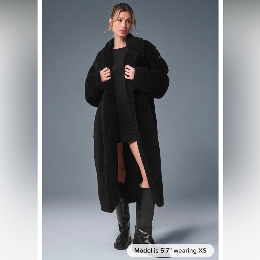 ALO YOGA OVERSIZED SHERPA TRENCH